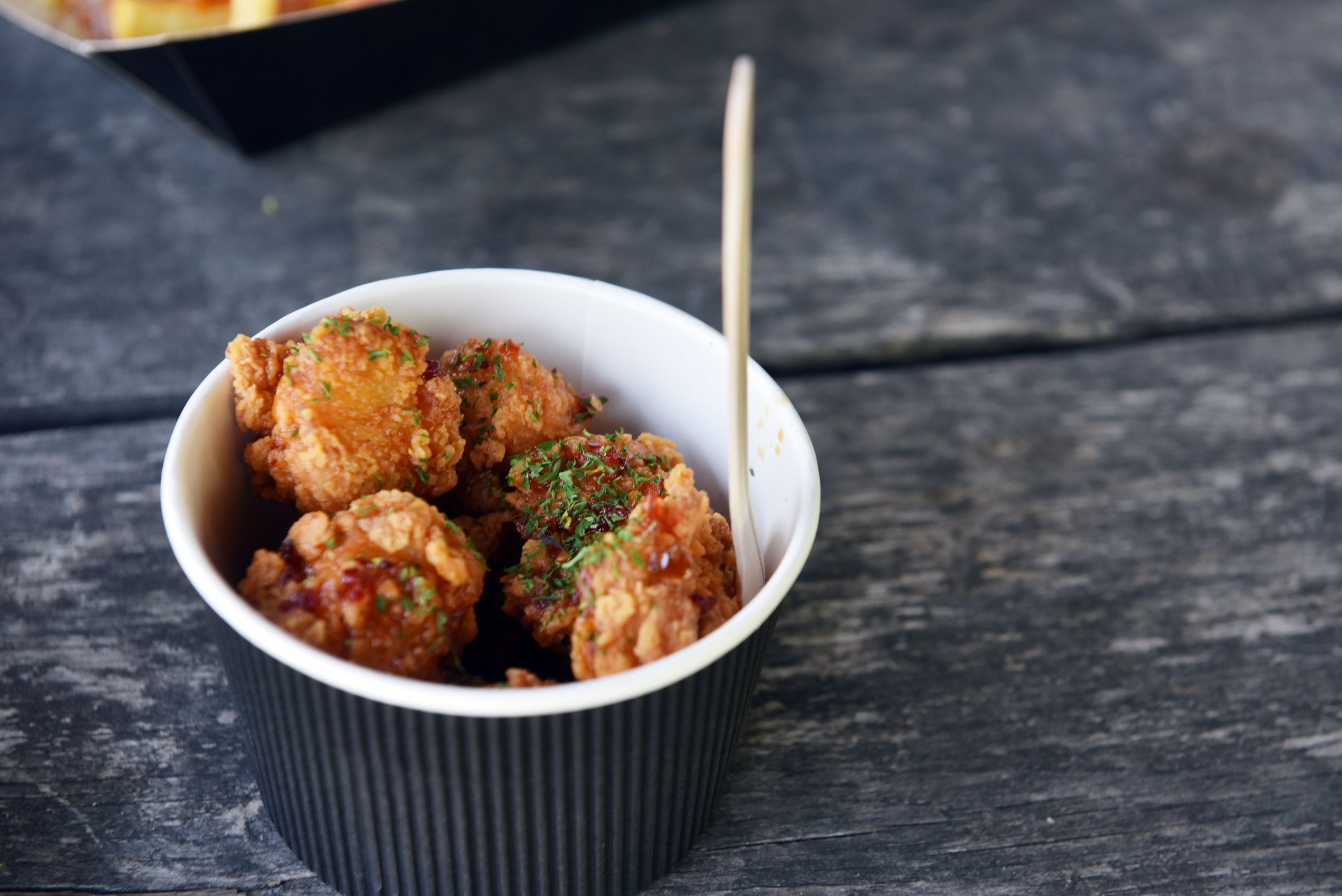 Gripped London Food And Drink Hot Honey Cauliflower Bites