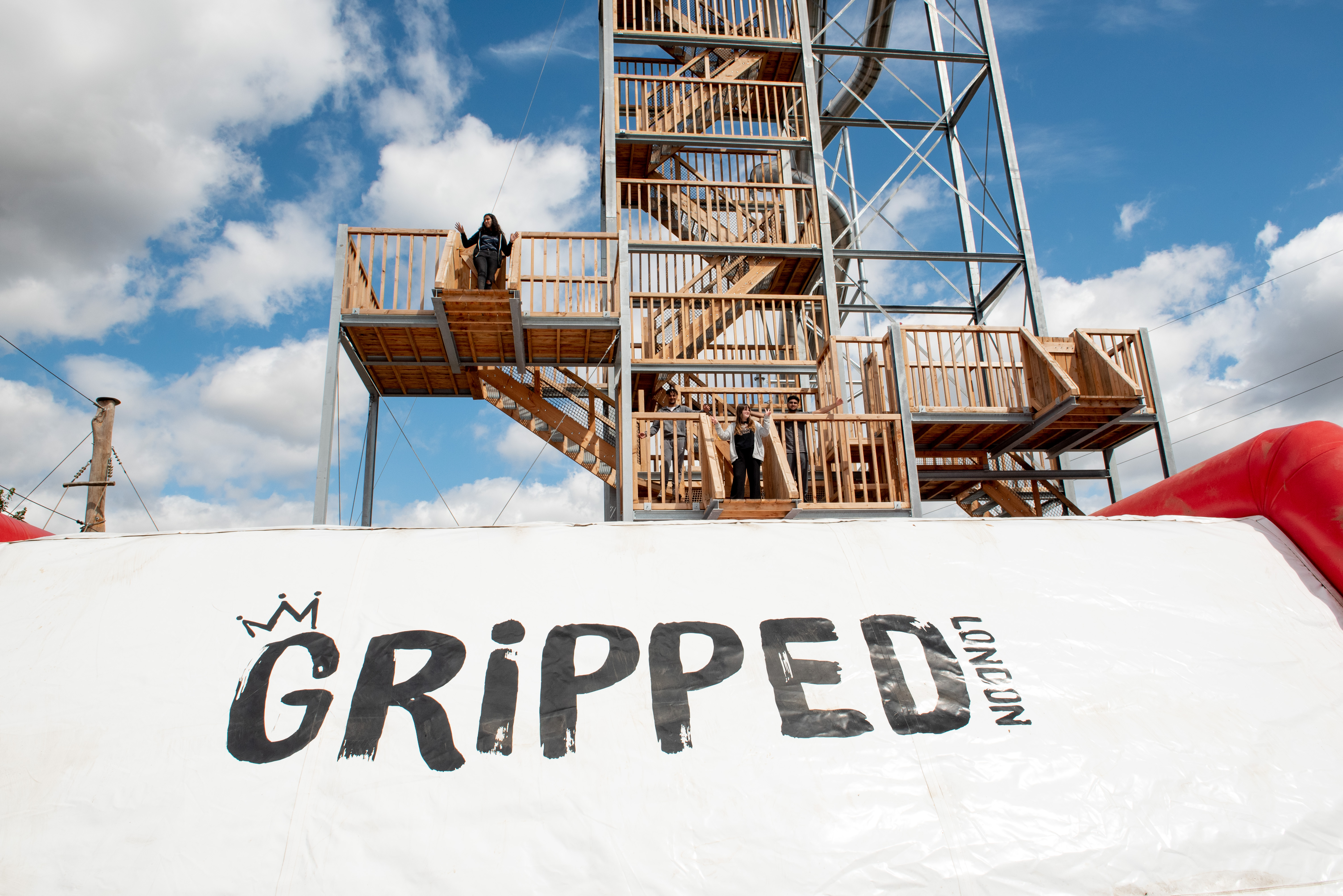 Giant Freefall Bag Jump Surrey and London Gripped