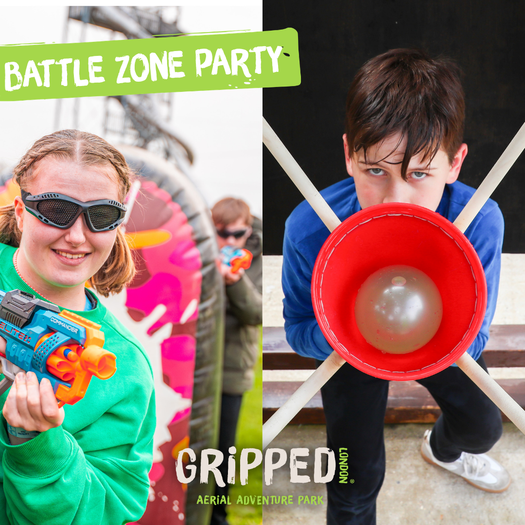 Battle Zone Party Tile Activities at Gripped 