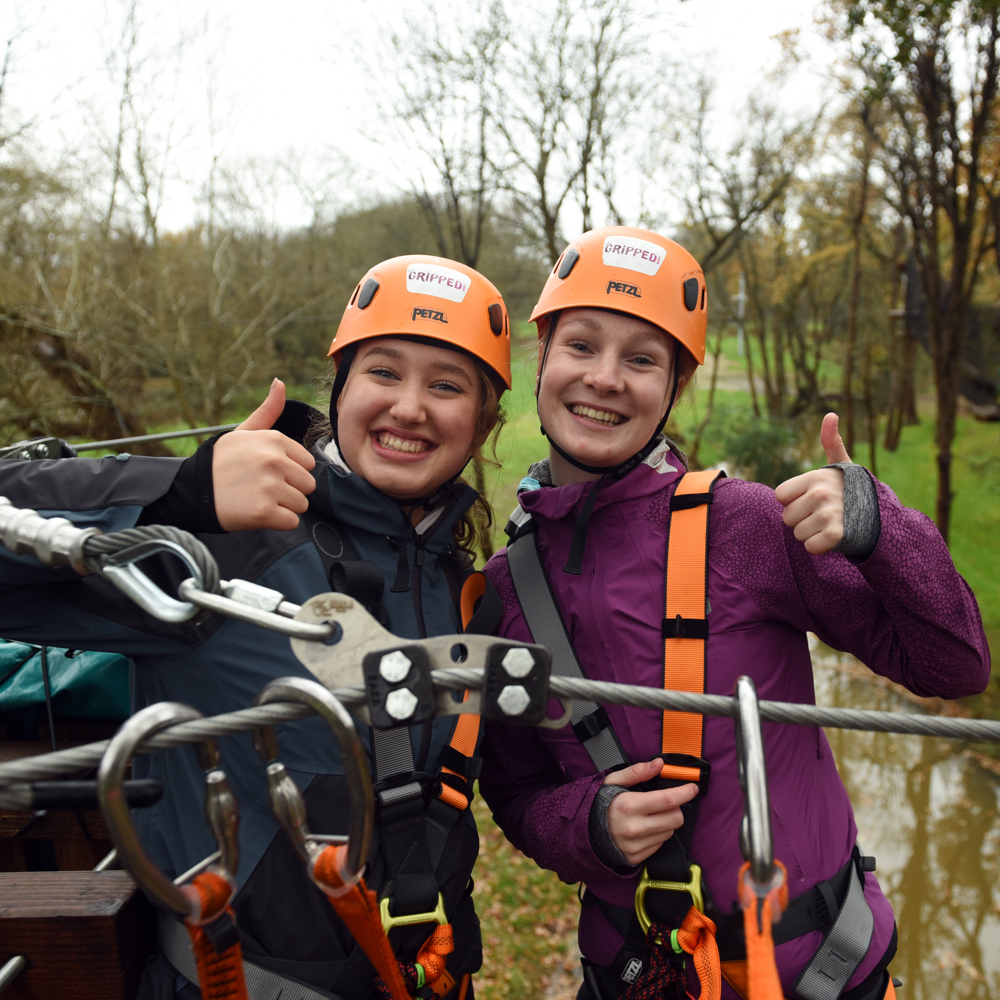 Women on Zip Trek